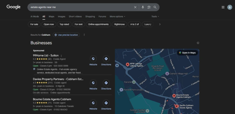 Google Business Profile is Essential